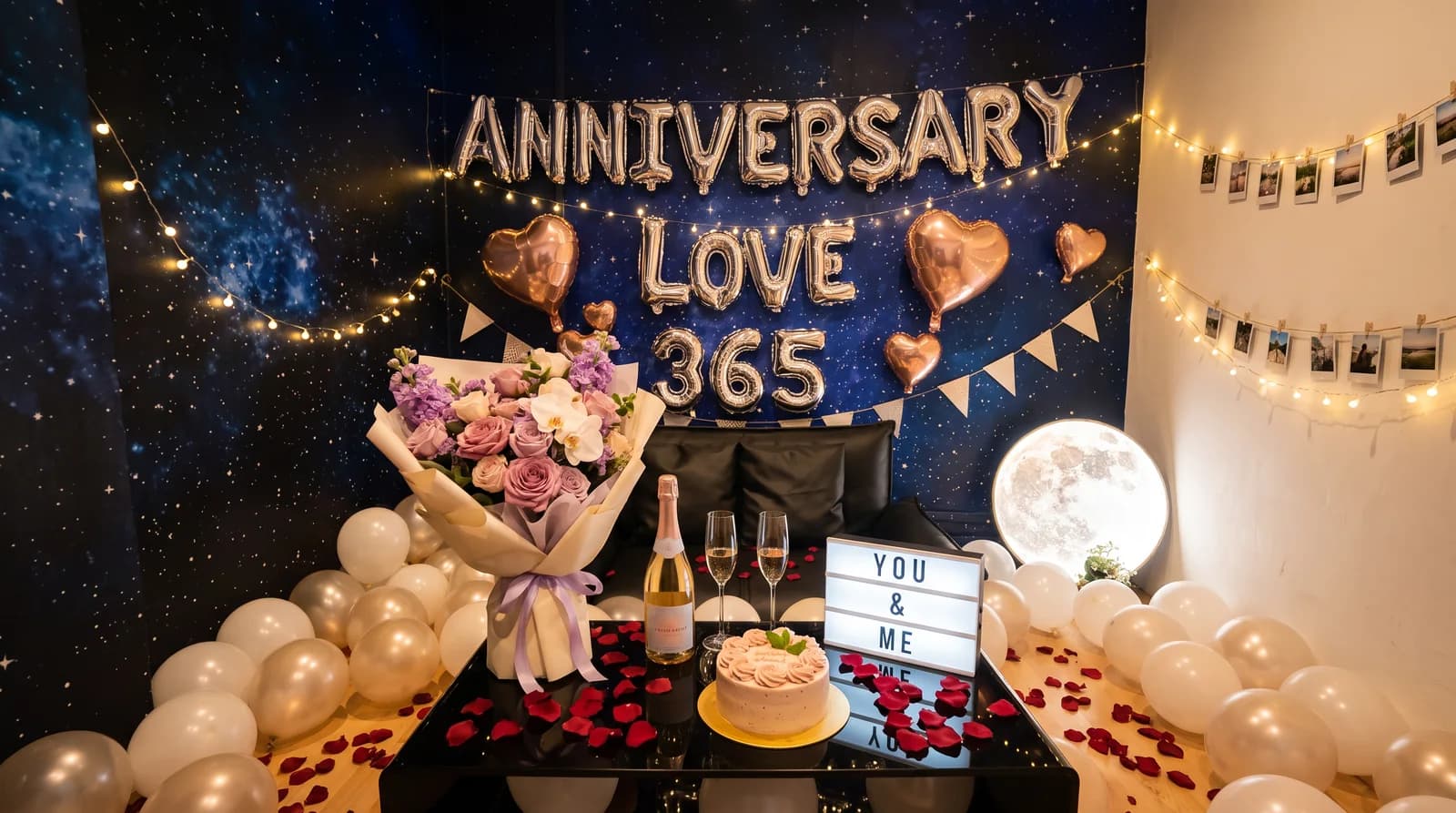 The Grand Gesture set up in one of our rooms